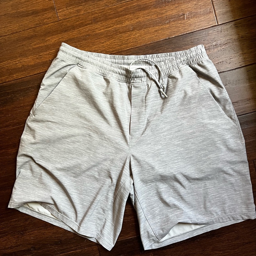 Lululemon Athletica Light Gray Athletic Shorts